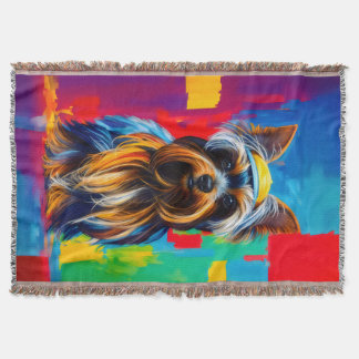 Couverture Yorkie Chien Pop Art