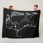 Couvertures couvrantes d'ouatine d'art de chien de