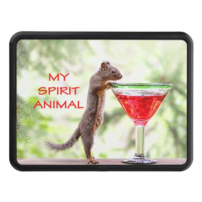 Couvertures D'attelage De Remorque Animal d'esprit d'écureuil (Devant)