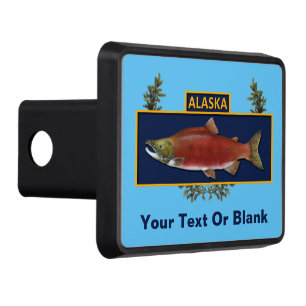 Couvertures D'attelage De Remorque Badge du pêcheur de combat de l'Alaska