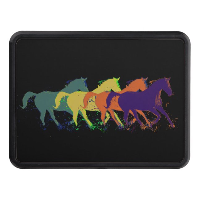 Couvertures D'attelage De Remorque chevaux courir (Devant)