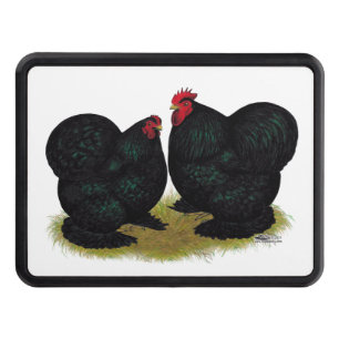 Couvertures D'attelage De Remorque Cochins Black Bantam Paire