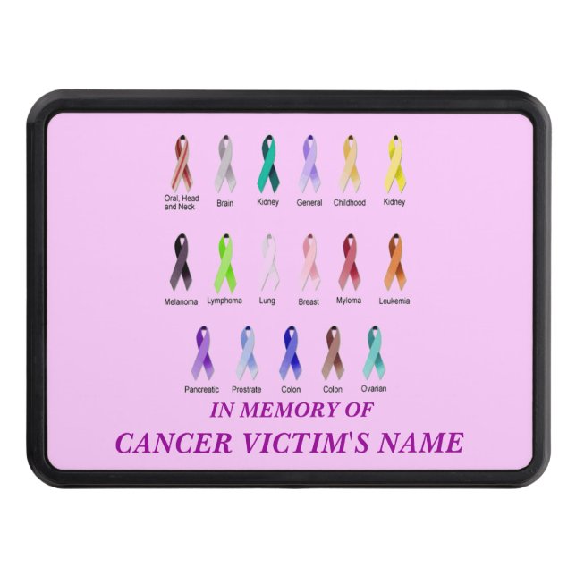 COUVERTURES D'ATTELAGE DE REMORQUE CONSCIENCE DE CANCER PERSONNALISÉE (Devant)