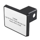 Couverture faite sur commande d'attelage de