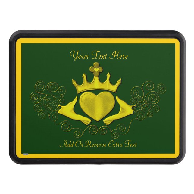 Couvertures D'attelage De Remorque Le Claddagh (Or) (Devant)