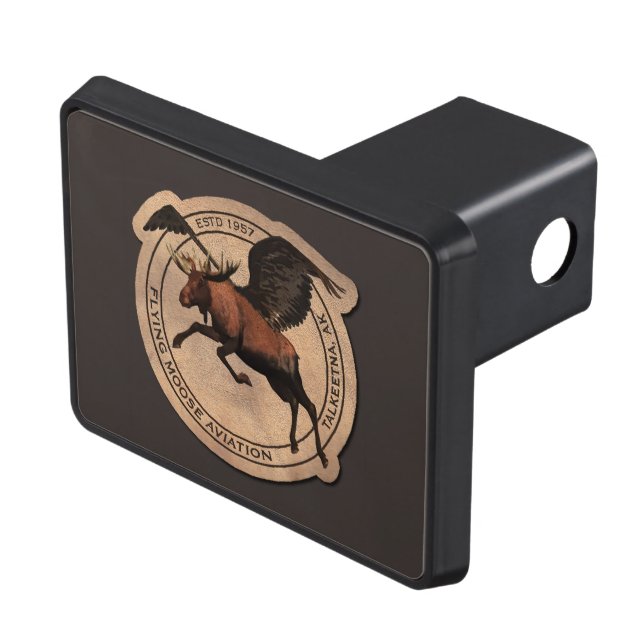 Couvertures D'attelage De Remorque Patch Flying Moose Aviation (haut Droit)