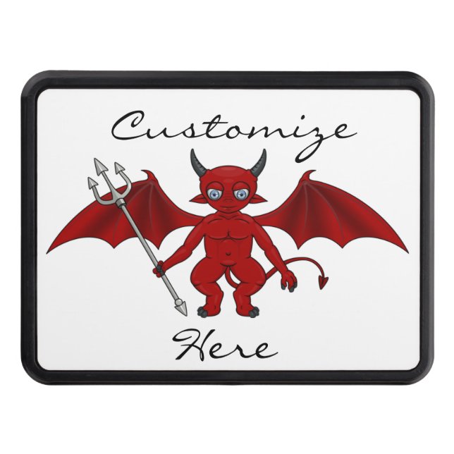 Couvertures D'attelage De Remorque Petit diable rouge Thunder_Cove (Devant)