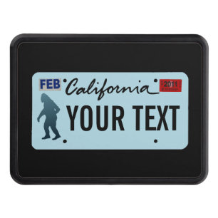 Couvertures D'attelage De Remorque Plaque de licence California Sasquatch