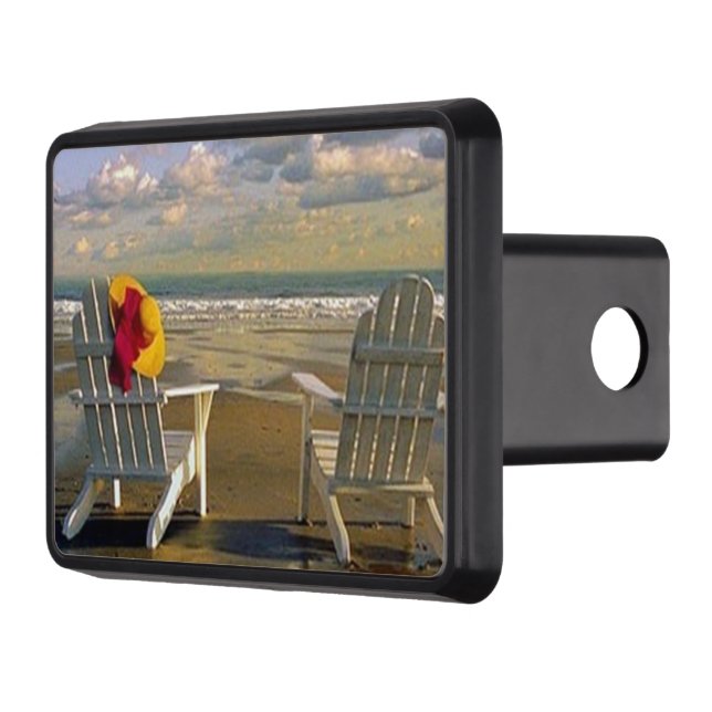 Couvertures D'attelage De Remorque **Récepteur Hitch Cover 2" DE BEACH LOVER (Gauche)