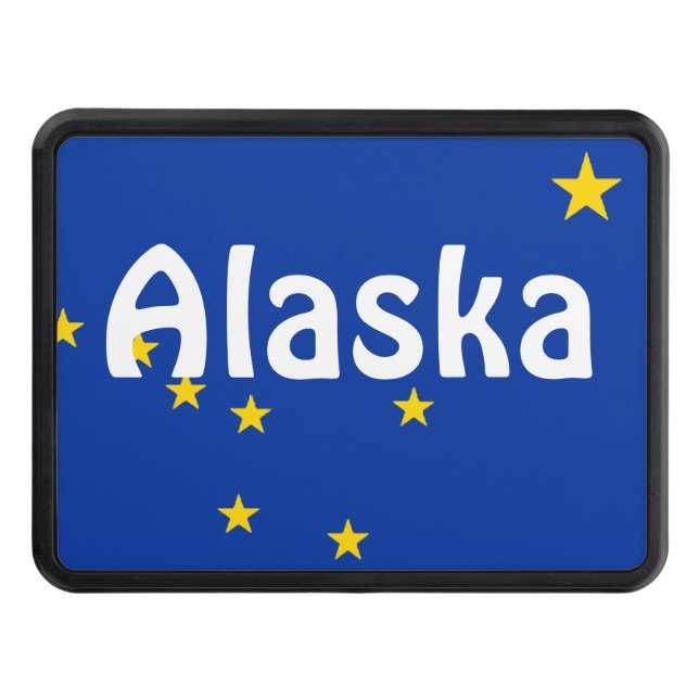 Couvertures D'attelage De Remorque Remorque de l'Alaska State Flag Hitch (Devant)
