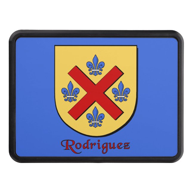 Couvertures D'attelage De Remorque Rodriguez Family Shield (Devant)