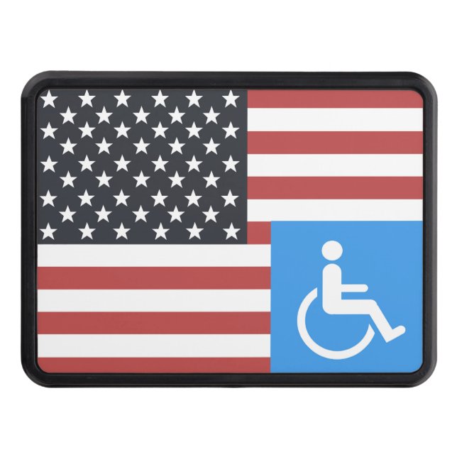 Couvertures D'attelage De Remorque Vétéran handicapé des USA (Devant)