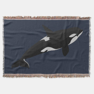 Couvertures de jet d'art d'épaulard de couverture