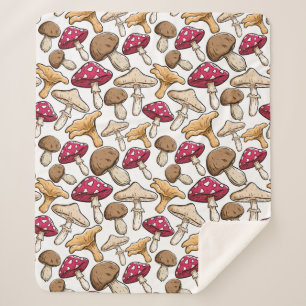Couvertures de Motif de champignons