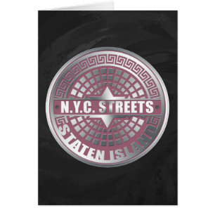 Couvertures de trou d'homme Staten Island