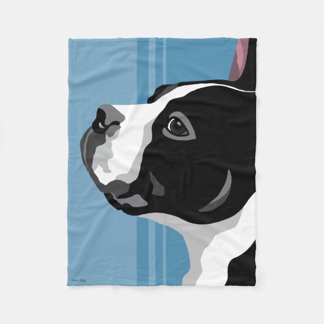 Couvertures d'ouatine de Boston Terrier (Devant)