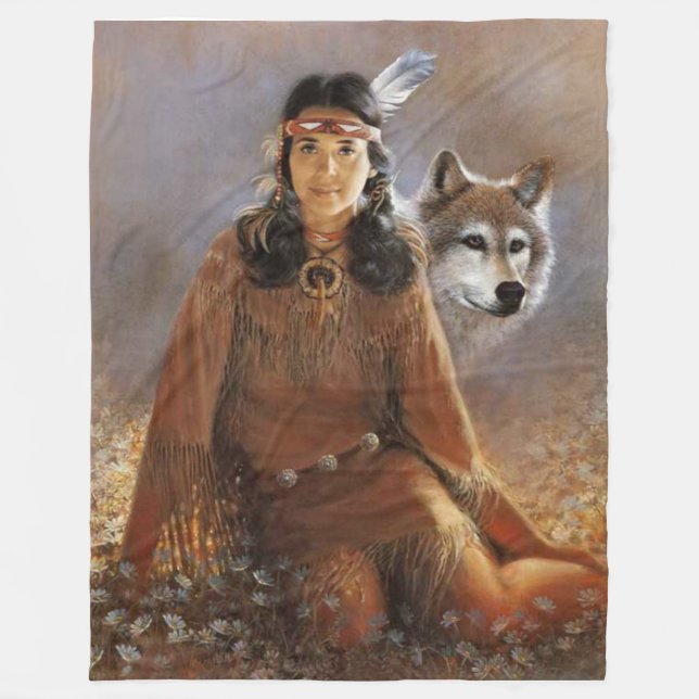 Couvertures d'ouatine INDIENNE de JEUNE FILLE et (Devant)