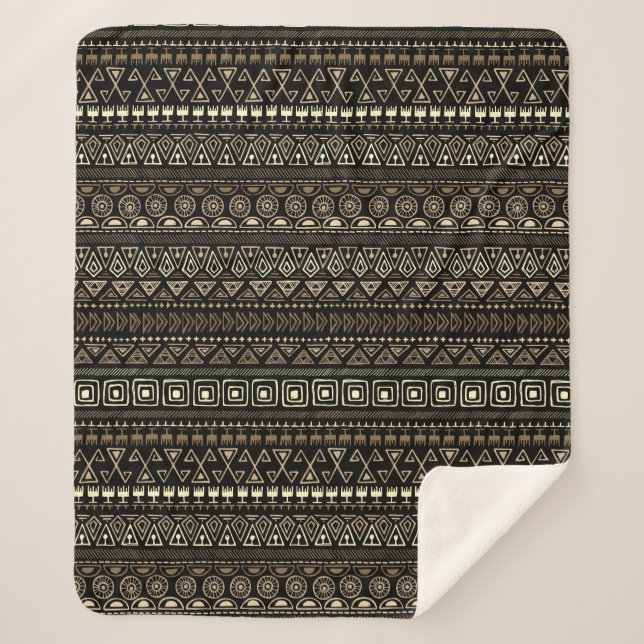 Couvertures en toison Motifs mexicaines (Devant)