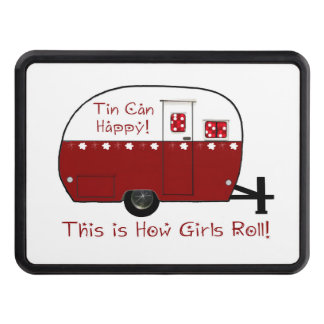 Couvertures Remorque D'attelage Campeur vintage rouge de l'ACCROC |