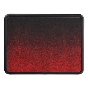 Couvertures Remorque D'attelage Dégradé de la Parties scintillant rouge et noire