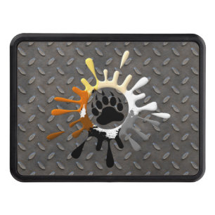 Couvertures Remorque D'attelage Gay Bear Pride Drapeau Couleurs Splash Bear Paw