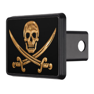 Couvertures Remorque D'attelage Jolly roger d'or