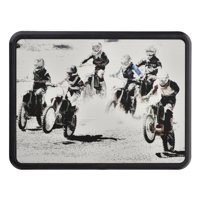 Couvertures Remorque D'attelage La course est en marche - Motocross Racers (Devant)