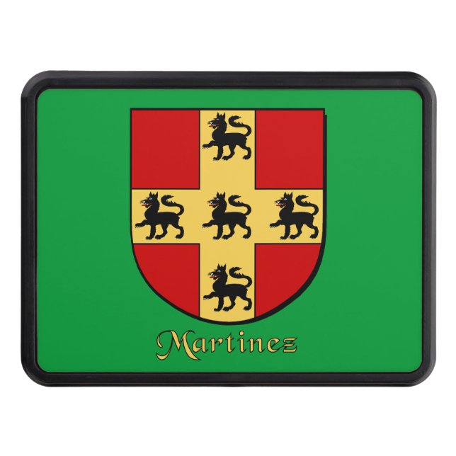 Couvertures Remorque D'attelage Martinez Family Shield (Devant)