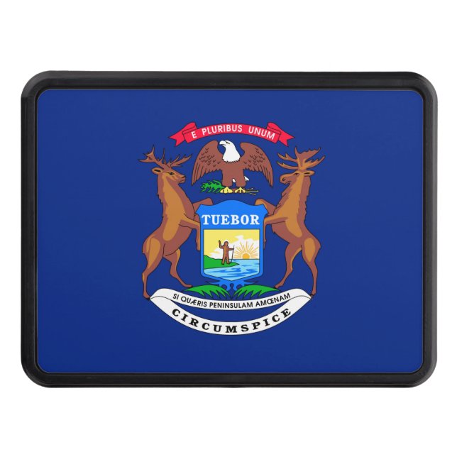 Couvertures Remorque D'attelage Michigan State Flag Design (Devant)