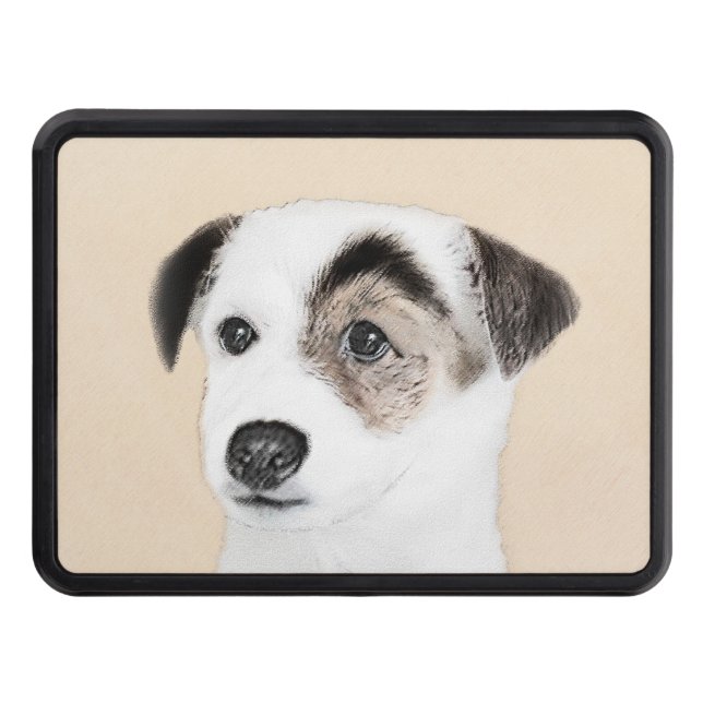 Couvertures Remorque D'attelage Parson Jack Russell Terrier Peinture - Chien Art (Devant)