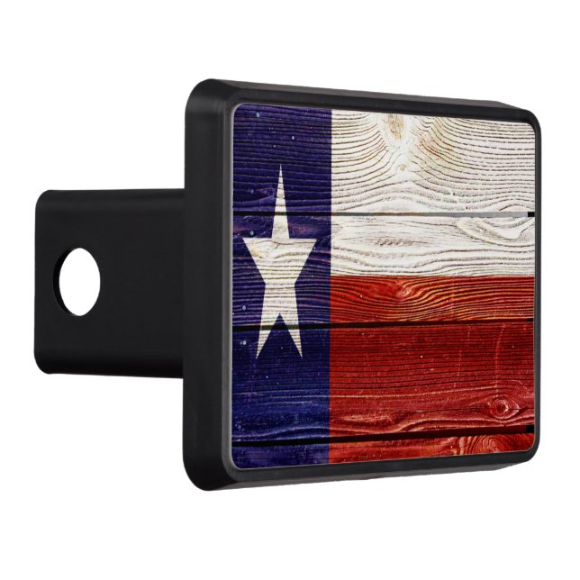 Couvertures Remorque D'attelage Patriotic Rustic Wood Texas Flag (Droite)