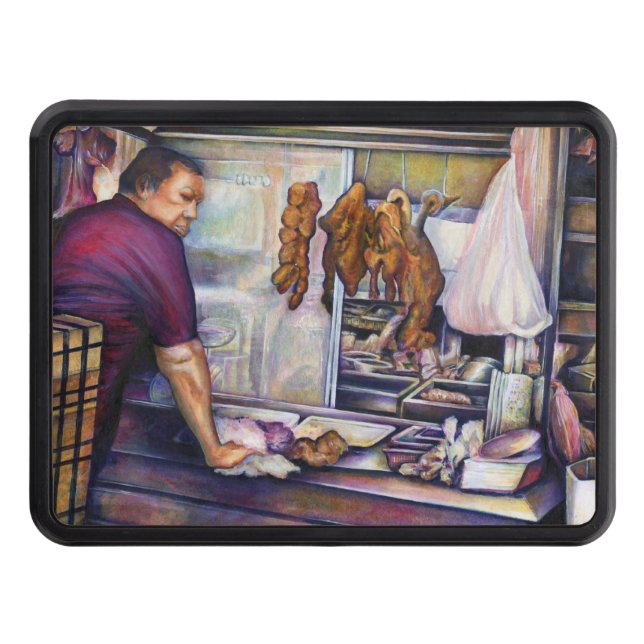 Couvertures Remorque D'attelage Poulet baisé au soleil, Singapour (Devant)