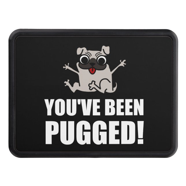 Couvertures Remorque D'attelage Vous avez été blanc de Pugged (Devant)