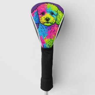 COUVRE-CLUB DE GOLF トイプードル犬のゴルフヘッドカバー