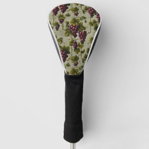 Couvre-club De Golf 1900 Raisins Vintages Fruits Botanique