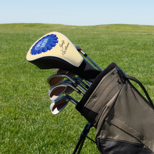 Couvre-club De Golf #1 MOM personalize with Name (In Situ)