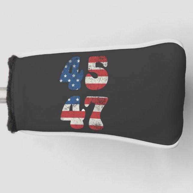 Couvre-club De Golf 2024 Trump reprend l'Amérique patriotique américai (Devant)