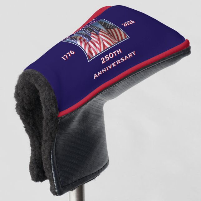 Couvre-club De Golf 250e anniversaire USA Patriotic Putter (Devant 3/4)