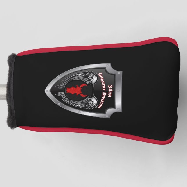 Couvre-club De Golf 34e division d'infanterie (Devant)