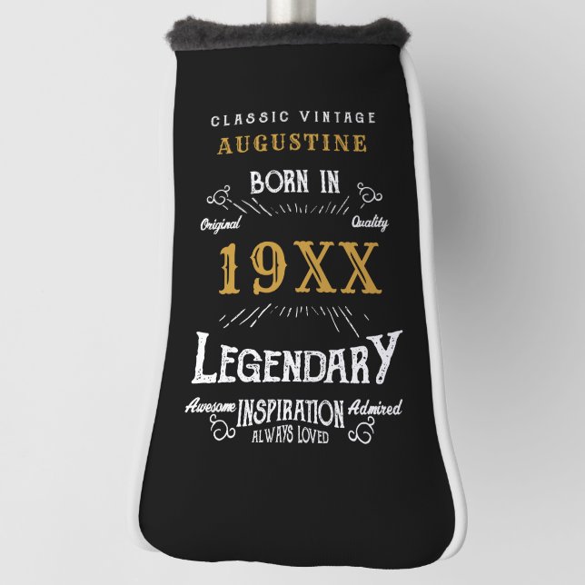 Couvre-club De Golf 40e anniversaire personnalisé (Tourné à 90°)