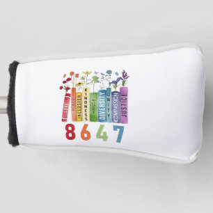 Couvre-club De Golf 8647 Subtle Anti Trump Anti MAGA 86 47 Floral LGBT