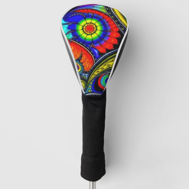 Couvre-club De Golf A Decorated Golf Club Cover (Devant)