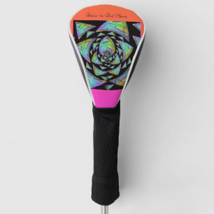 Couvre-club De Golf Abstrait Garden Plante Golf Club Chauffeur Head Co
