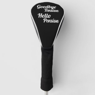 Couvre-club De Golf Adieu Tension Bonjour retraite retraite retraite r