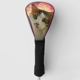 Couvre-club De Golf Adorable Cute Calico Cat