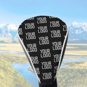Couvre-club De Golf Ajouter votre logo Répéter Motif Modèle modifiable