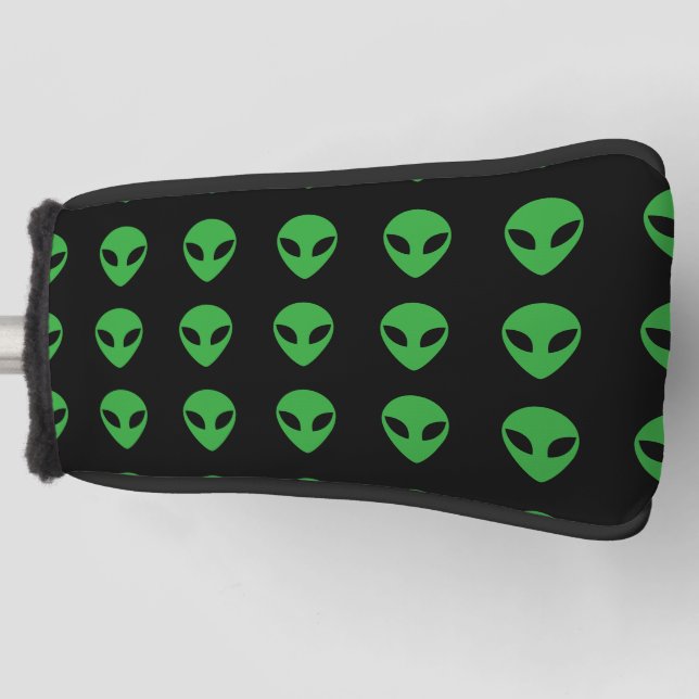 Couvre-club De Golf Alien Head Golf Head (Devant)