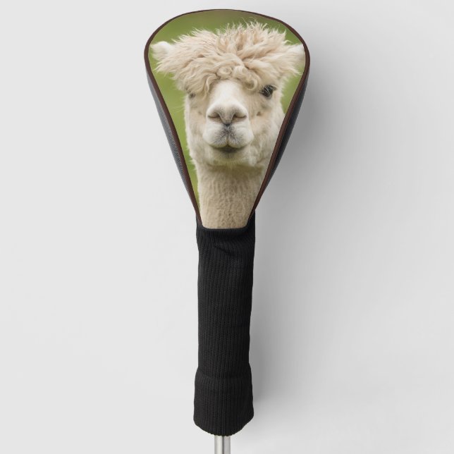 COUVRE-CLUB DE GOLF ALPACA FUNNY GOLF DRIVER COVER GOLF DONS (Devant)
