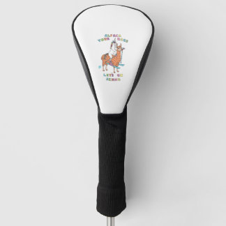 Couvre-club De Golf Alpaca Vos Sacs Allez Skier Unicorn