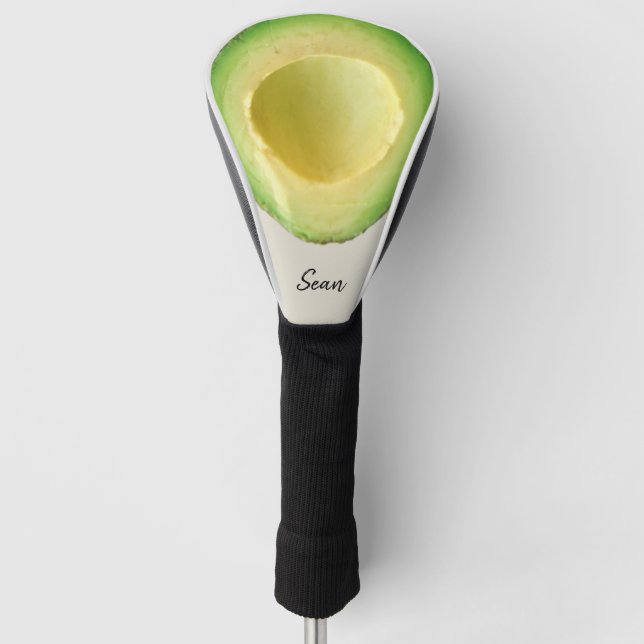 Couvre-club De Golf Amusant Avocado 4Sean (Nom) (Devant)